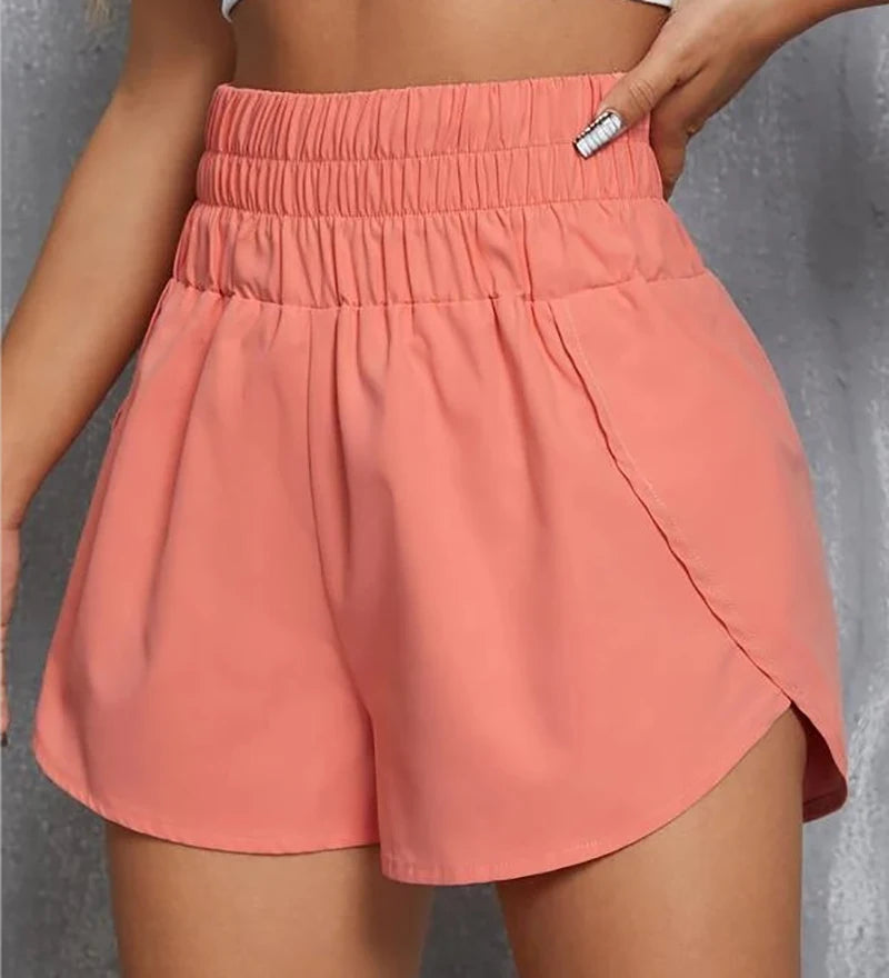 Seamless Shorts Women Workout Tights High Waist Fitness Outfits Gym Sportswear Running Shorts
