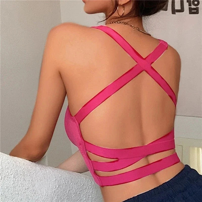 Seamless High Impact Yoga Sports Push-Up Bra