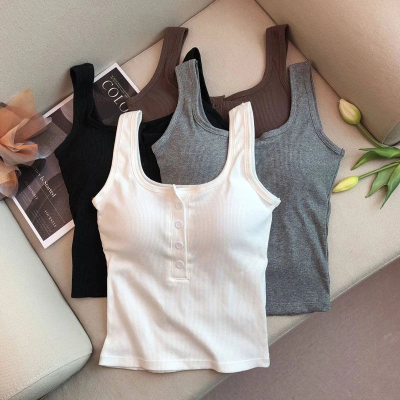 Crop Top Women Sleeveless Camisole T-Shirt Vest Lingerie Bras Tube Tops