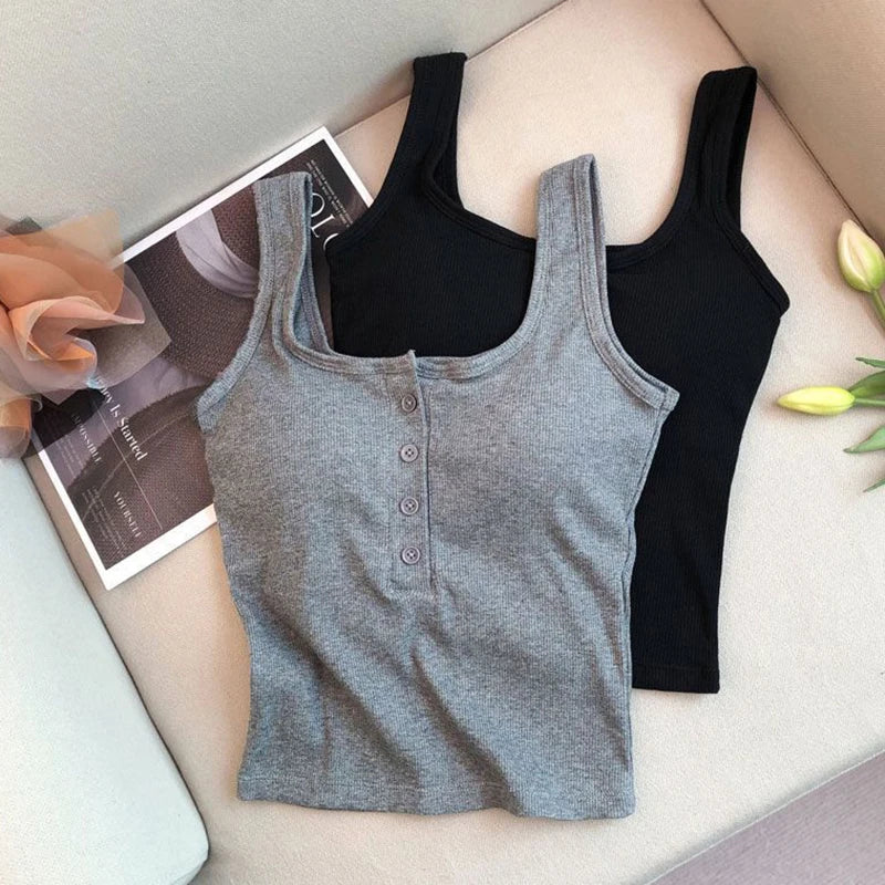 Crop Top Women Sleeveless Camisole T-Shirt Vest Lingerie Bras Tube Tops