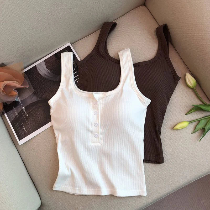 Crop Top Women Sleeveless Camisole T-Shirt Vest Lingerie Bras Tube Tops