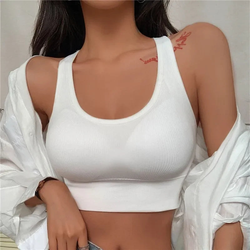 Seamless High Impact Yoga Sports Push-Up Bra
