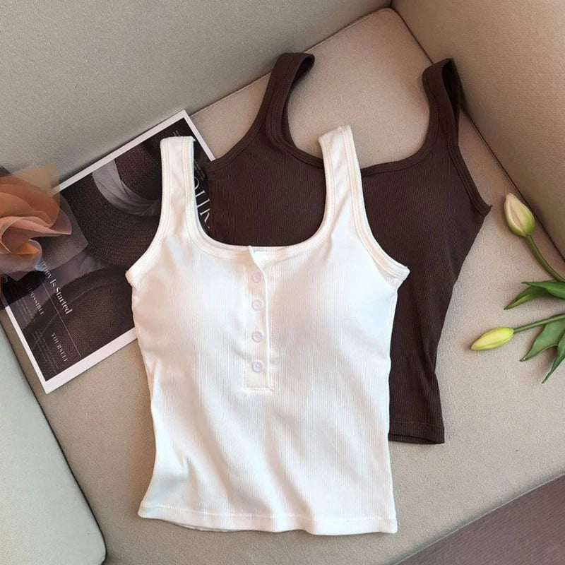 Crop Top Women Sleeveless Camisole T-Shirt Vest Lingerie Bras Tube Tops