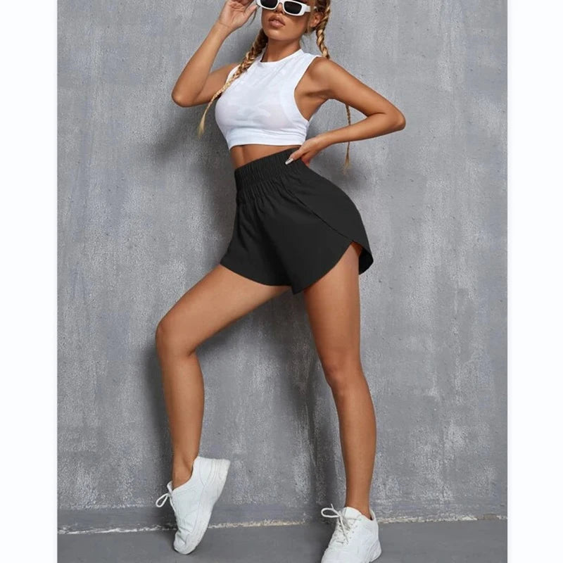 Seamless Shorts Women Workout Tights High Waist Fitness Outfits Gym Sportswear Running Shorts