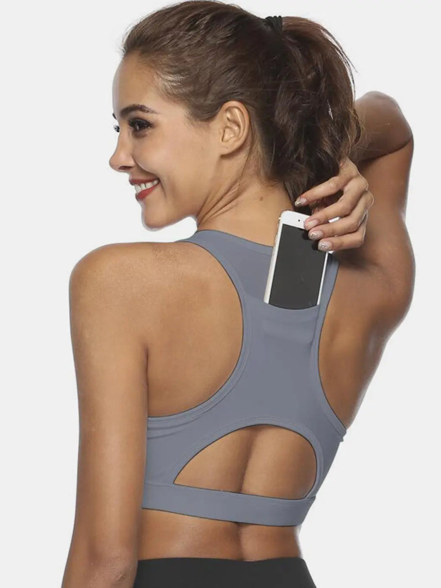 Cutout Scoop Neck Active Tank